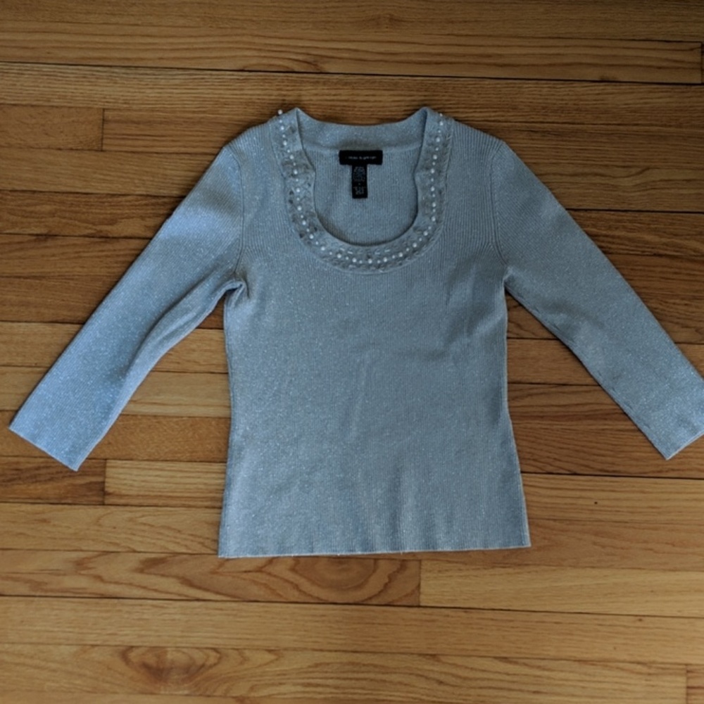 Silver sweater